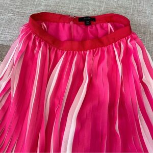 J Crew Skirt Pink and White 00